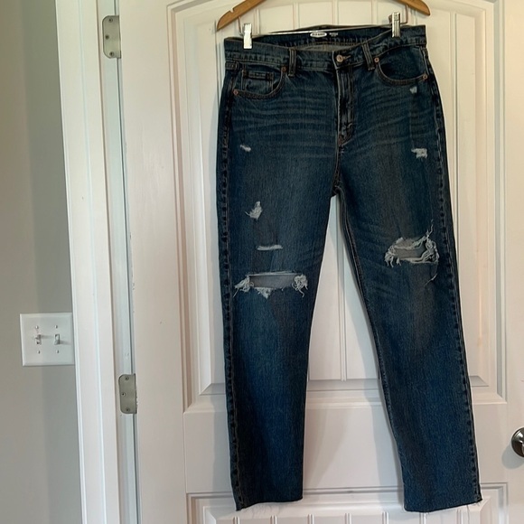 Old Navy Boyfriend Mid Rise Jeans Size 10 tall - Picture 1 of 6